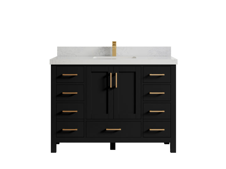 Malibu 48 in. W x 22 in. D Single Sink Bathroom Vanity - photo 1