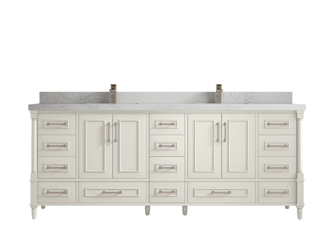 Aberdeen 84 in. W x 22 in. D Double Sink Bathroom Vanity