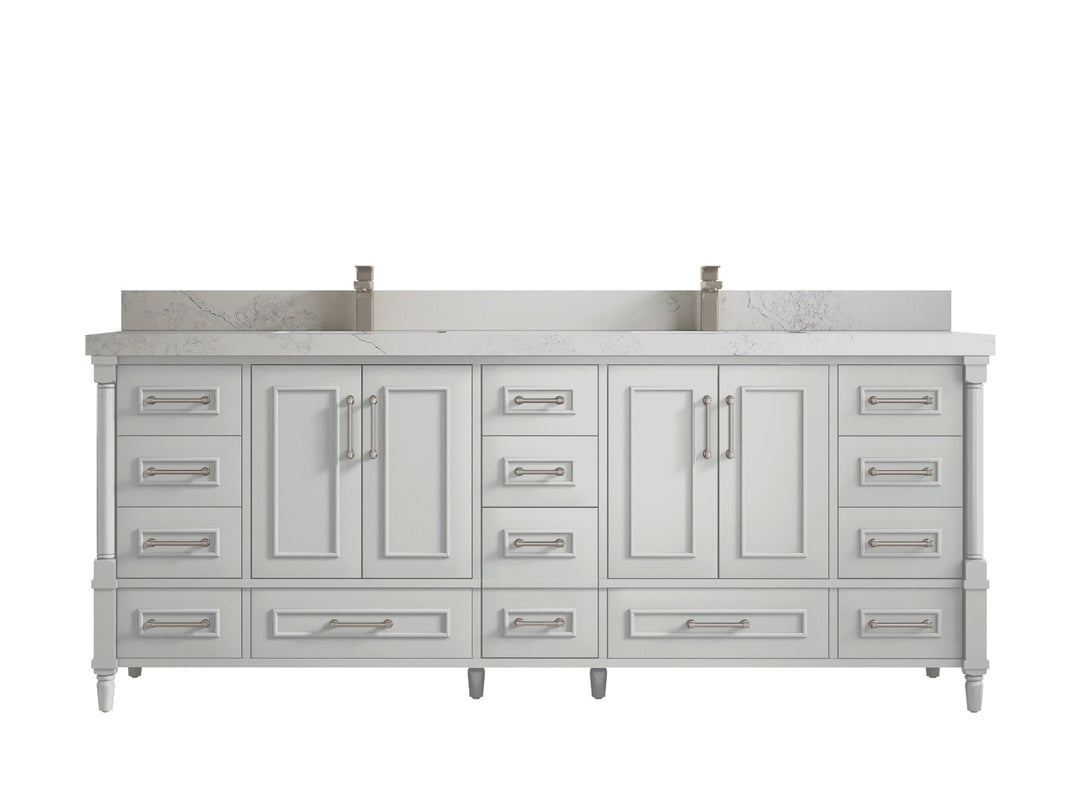 Aberdeen 84 in. W x 22 in. D Double Sink Bathroom Vanity