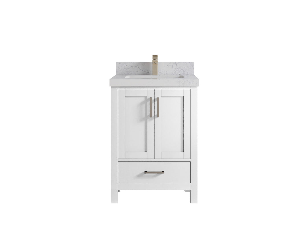 Malibu 24 in. W x 22 in. D Single Sink Bathroom Vanity