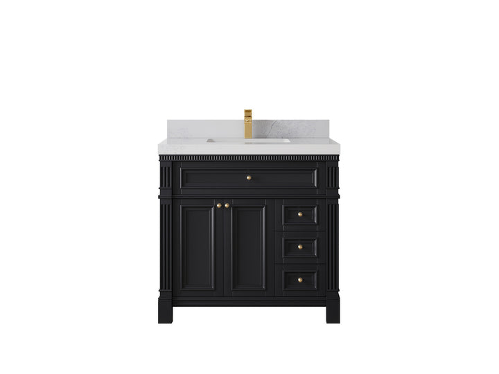 Paris 36 in. W x 22 in. D Center Sink Bathroom Vanity - photo 1