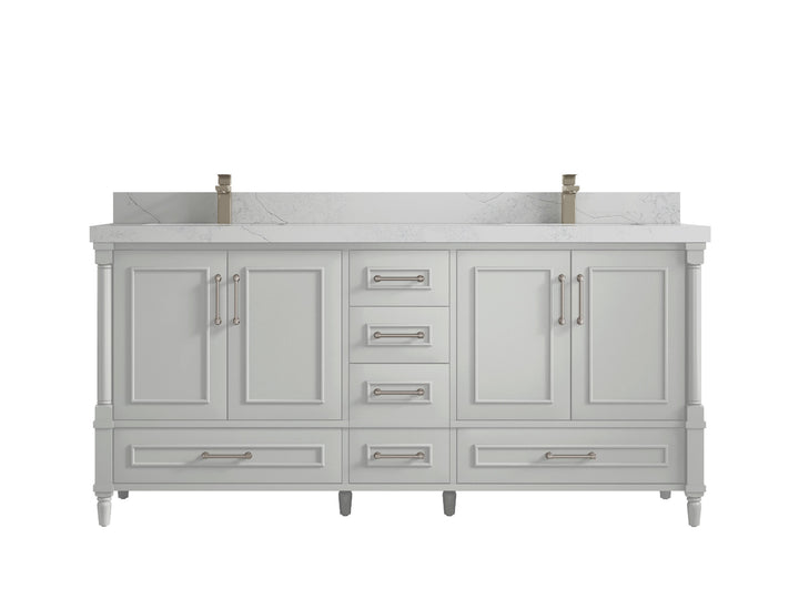 Aberdeen 72 in. W x 22 in. D Double Sink Bathroom Vanity - photo 1