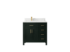 Cambridge 36 in. W x 22 in. D Left Offset Sink Bathroom Vanity - photo 24