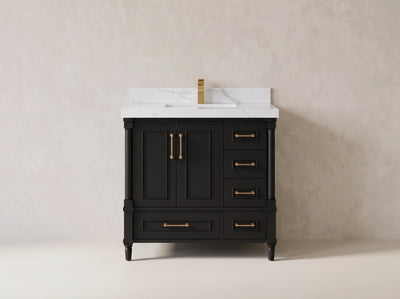 Aberdeen 36 in. W x 22 in. D Center Sink Bathroom Vanity