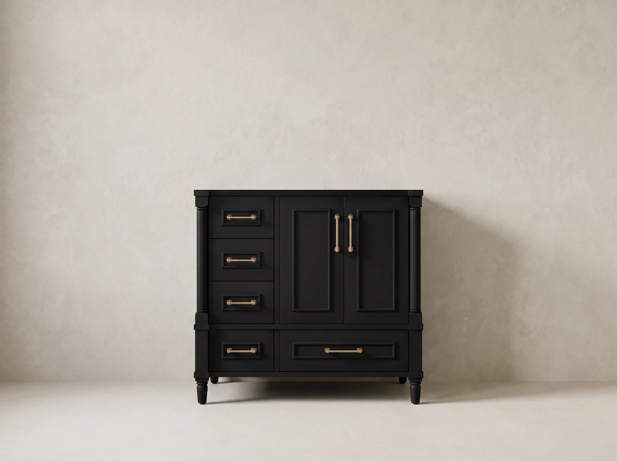 Aberdeen 36 in. W x 22 in. D Right Offset Sink Bathroom Vanity