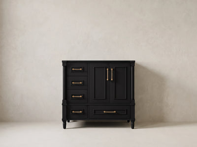 Aberdeen 36 in. W x 22 in. D Right Offset Sink Bathroom Vanity