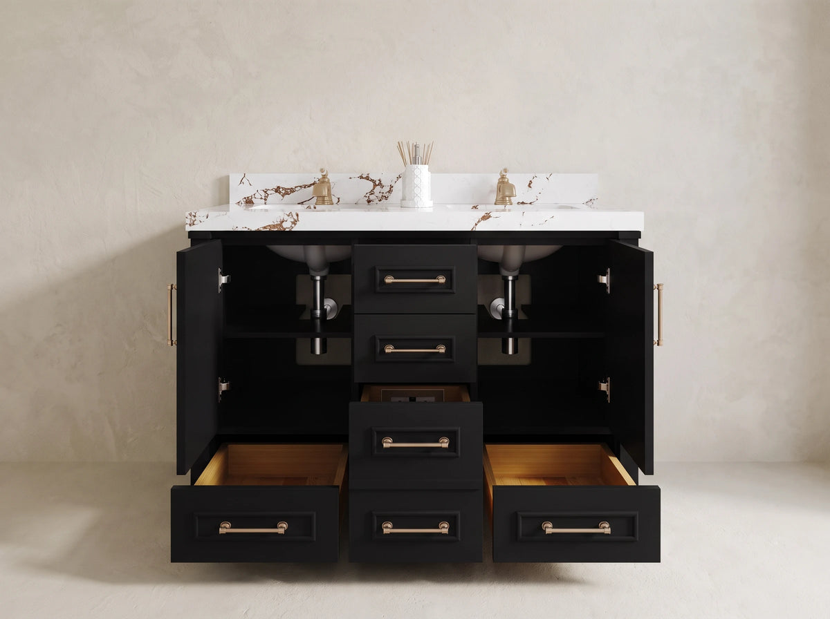 Aberdeen 48 in. W x 22 in. D Double Sink Bathroom Vanity