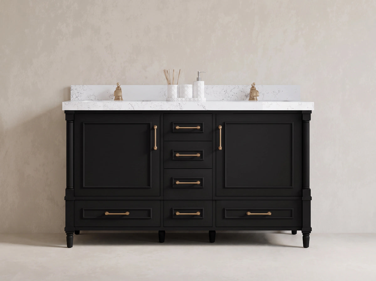 Aberdeen 60 in. W x 22 in. D Double Sink Bathroom Vanity