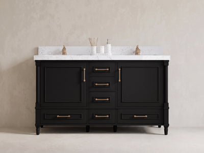 Aberdeen 60 in. W x 22 in. D Double Sink Bathroom Vanity