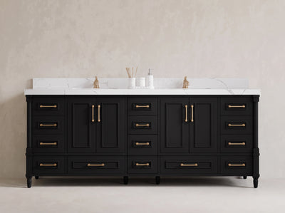 Aberdeen 84 in. W x 22 in. D Double Sink Bathroom Vanity