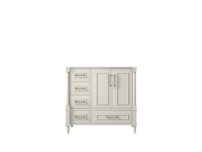 Aberdeen 36 in. W x 22 in. D Right Offset Sink Bathroom Vanity