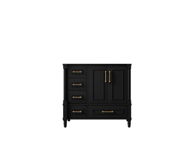 Aberdeen 36 in. W x 22 in. D Right Offset Sink Bathroom Vanity