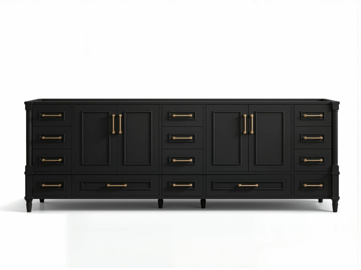 Aberdeen 96 in W x 22 in D Free Standing Double Sink Bathroom Vanity - photo 13