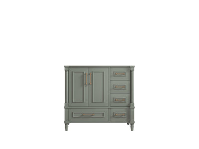 Aberdeen 36 in. W x 22 in. D Left Offset Sink Bathroom Vanity
