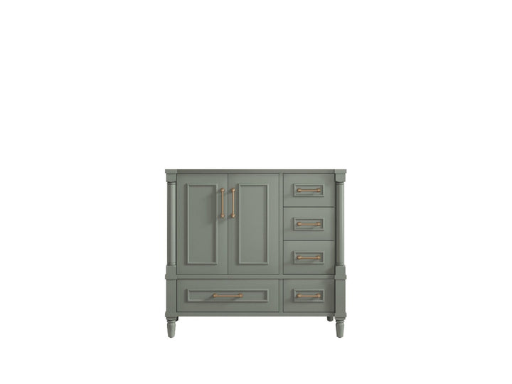 Aberdeen 36 in. W x 22 in. D Left Offset Sink Bathroom Vanity - photo 6