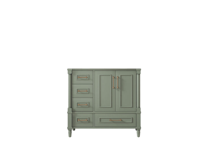 Aberdeen 36 in. W x 22 in. D Right Offset Sink Bathroom Vanity - photo 6