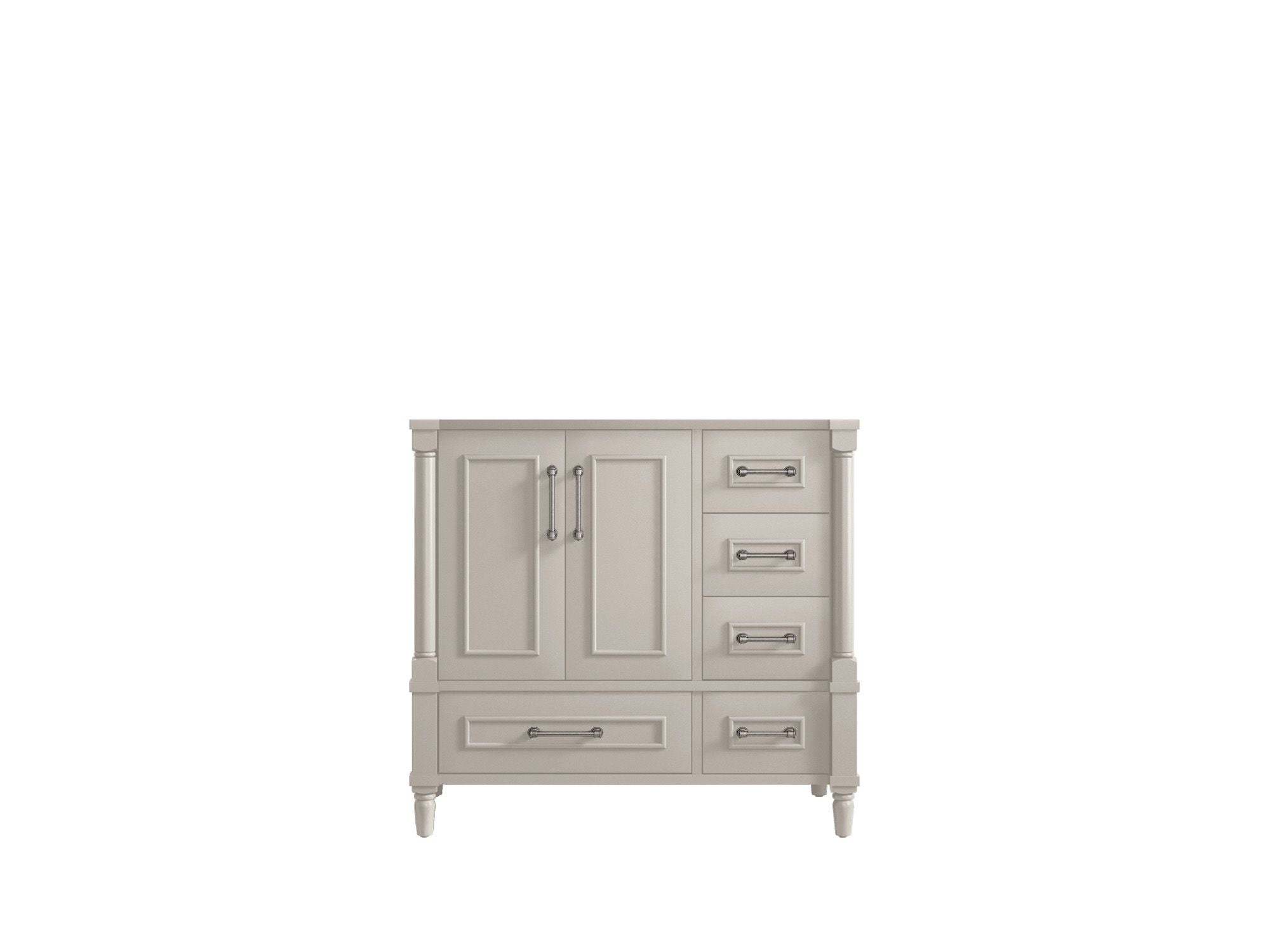 Aberdeen 36 in. W x 22 in. D Left Offset Sink Bathroom Vanity