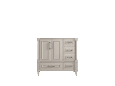 Aberdeen 36 in. W x 22 in. D Left Offset Sink Bathroom Vanity