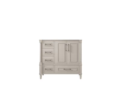 Aberdeen 36 in. W x 22 in. D Right Offset Sink Bathroom Vanity