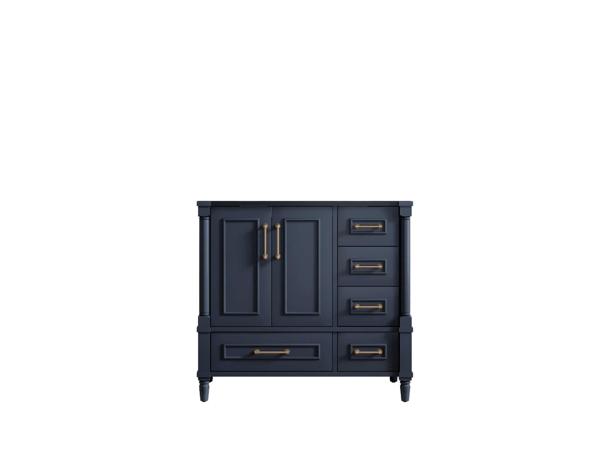 Aberdeen 36 in. W x 22 in. D Left Offset Sink Bathroom Vanity
