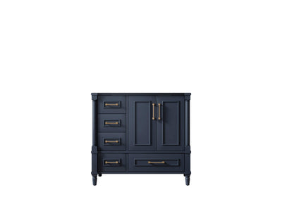 Aberdeen 36 in. W x 22 in. D Right Offset Sink Bathroom Vanity