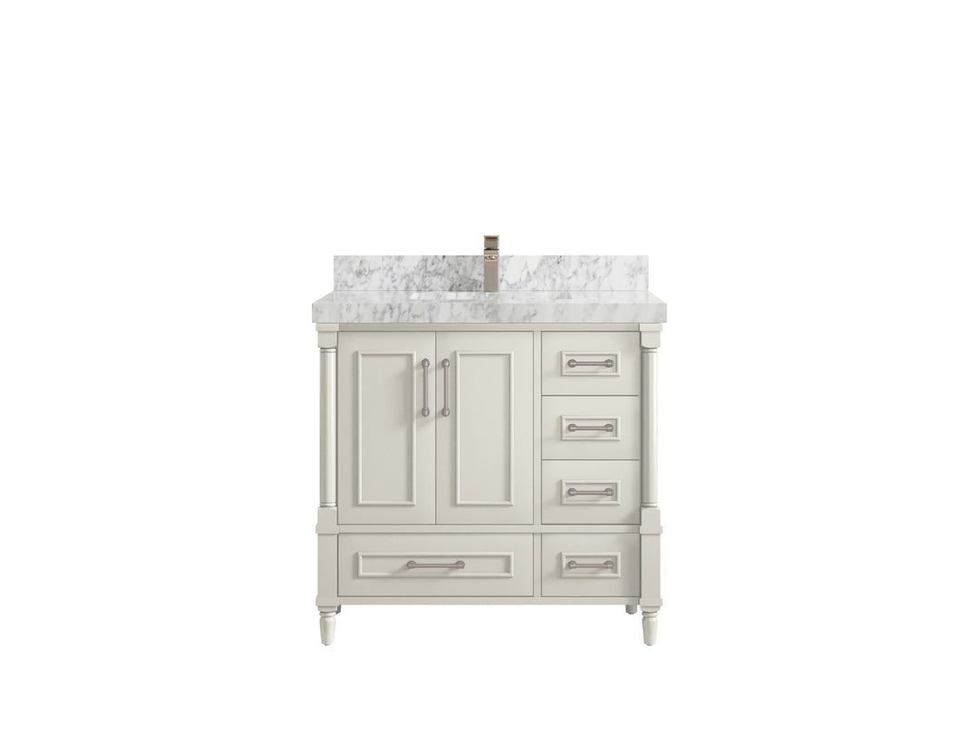 Aberdeen 36 in. W x 22 in. D Center Sink Bathroom Vanity