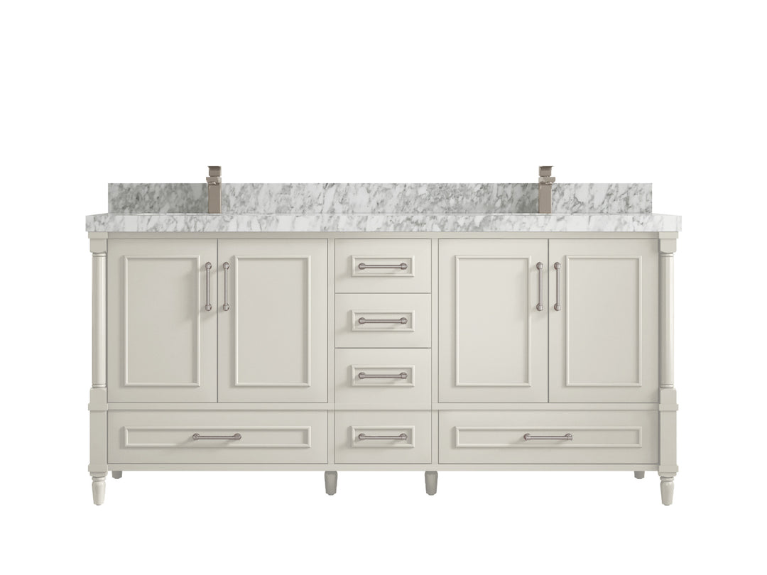 Aberdeen 72 in. W x 22 in. D Double Sink Bathroom Vanity