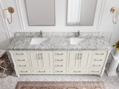 Aberdeen 84 in. W x 22 in. D Double Sink Bathroom Vanity - photo 18
