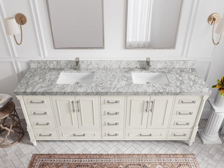 Aberdeen 84 in. W x 22 in. D Double Sink Bathroom Vanity - photo 18
