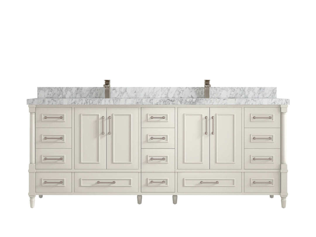 Aberdeen 84 in. W x 22 in. D Double Sink Bathroom Vanity