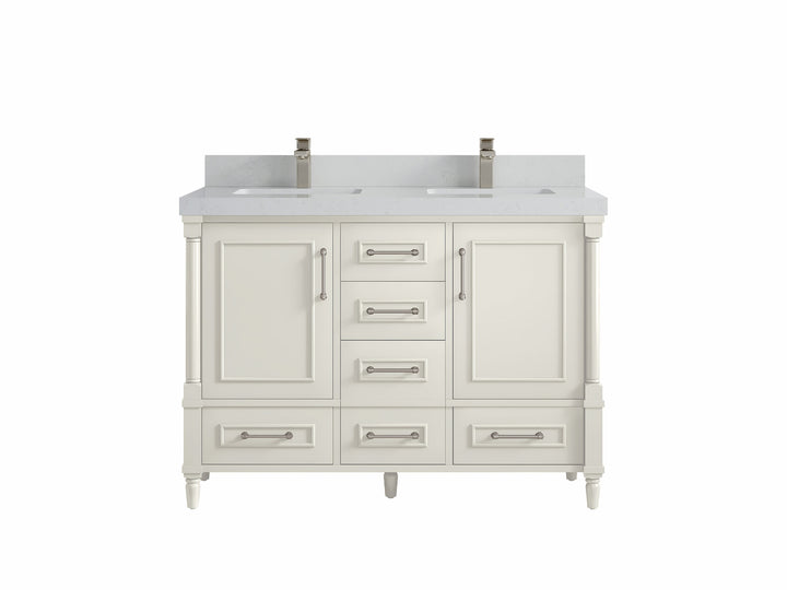 Aberdeen 48 in. W x 22 in. D Double Sink Bathroom Vanity - photo 12