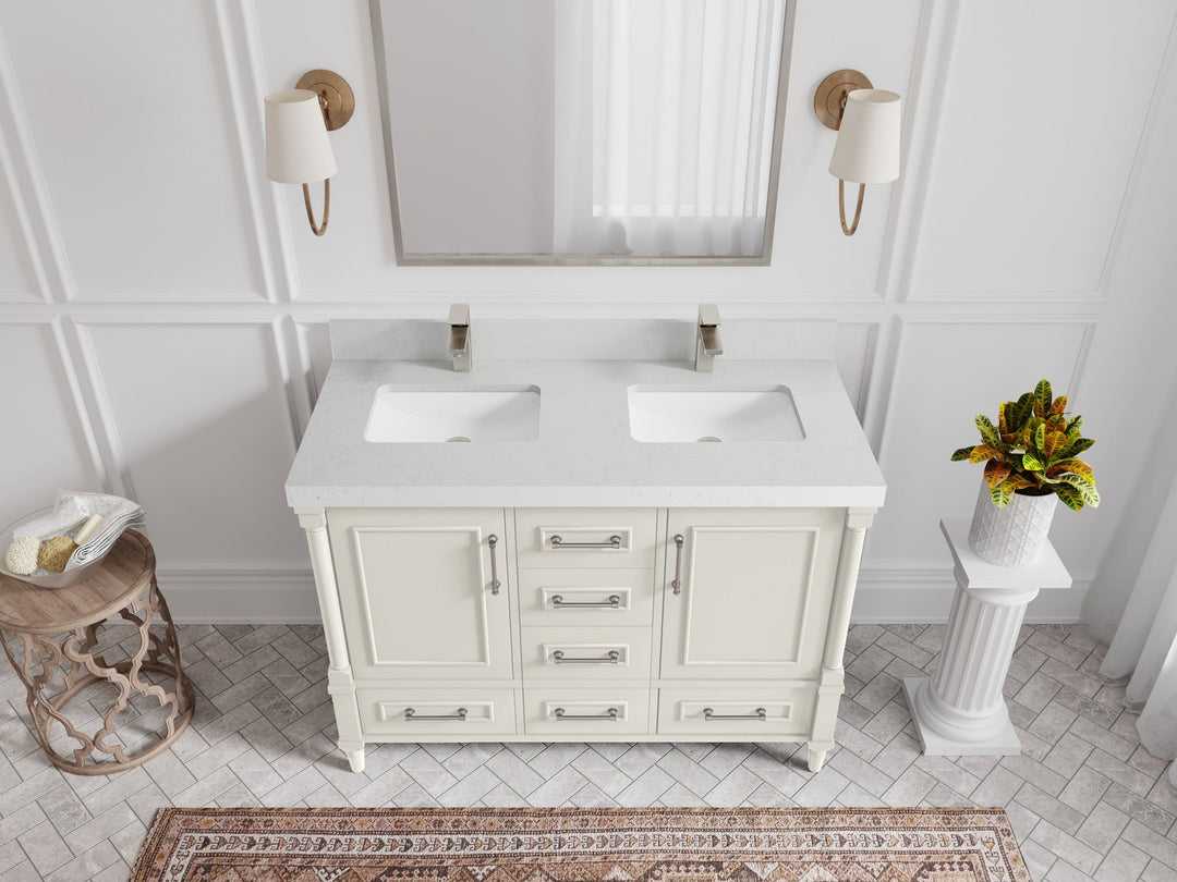 Aberdeen 48 in. W x 22 in. D Double Sink Bathroom Vanity