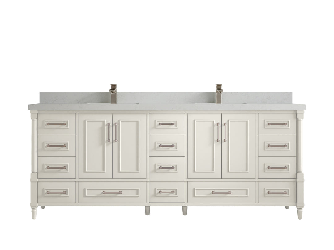 Aberdeen 84 in. W x 22 in. D Double Sink Bathroom Vanity