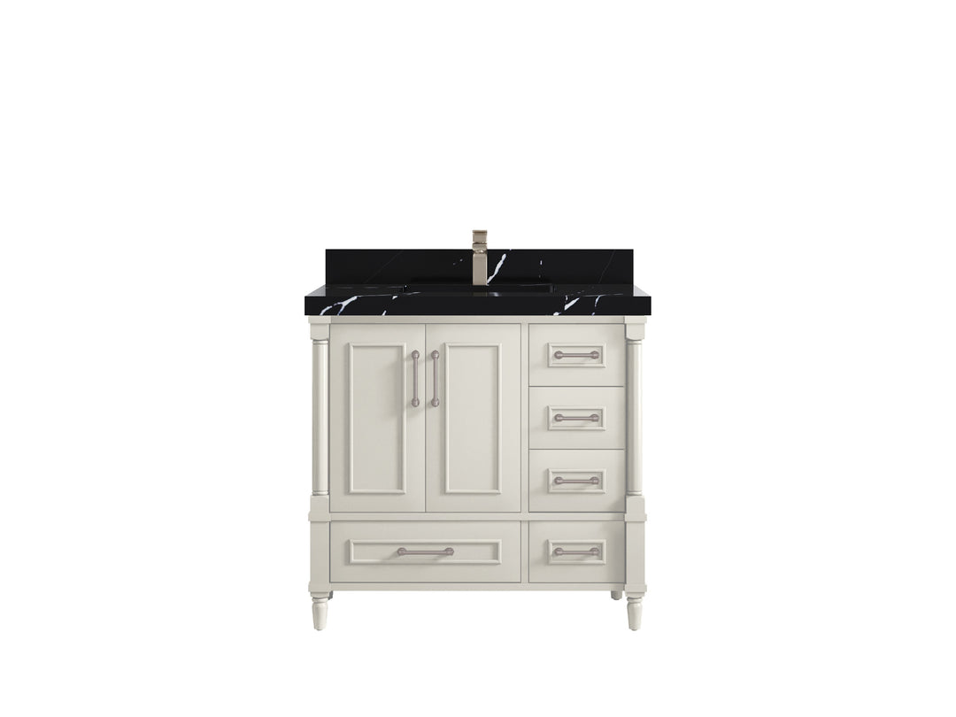 Aberdeen 36 in. W x 22 in. D Center Sink Bathroom Vanity