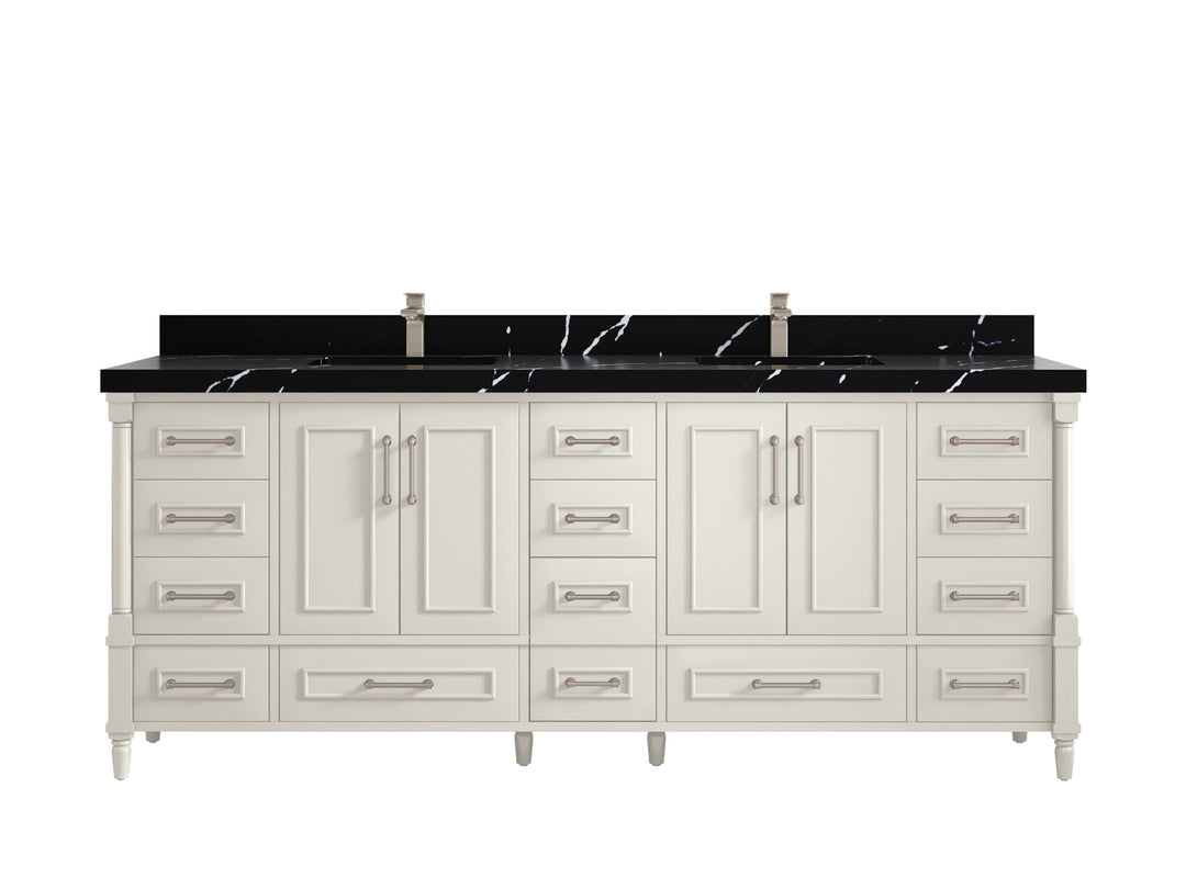 Aberdeen 84 in. W x 22 in. D Double Sink Bathroom Vanity
