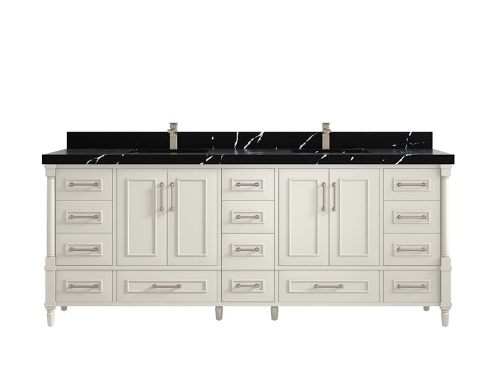 Aberdeen 84 in. W x 22 in. D Double Sink Bathroom Vanity - photo 9