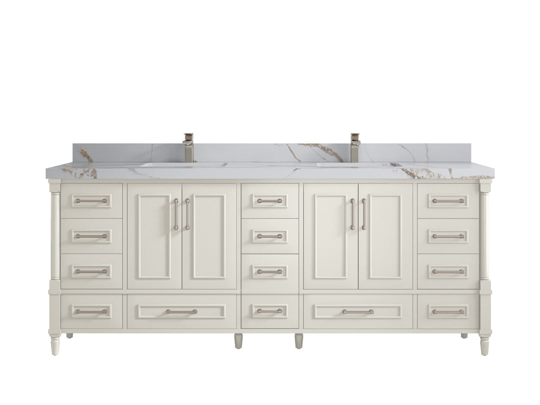 Aberdeen 84 in. W x 22 in. D Double Sink Bathroom Vanity
