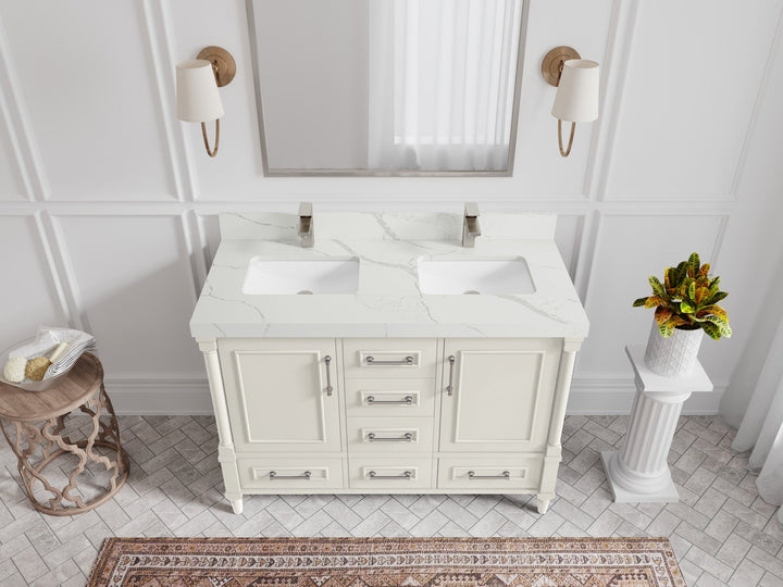 Aberdeen 48 in. W x 22 in. D Double Sink Bathroom Vanity - photo 7