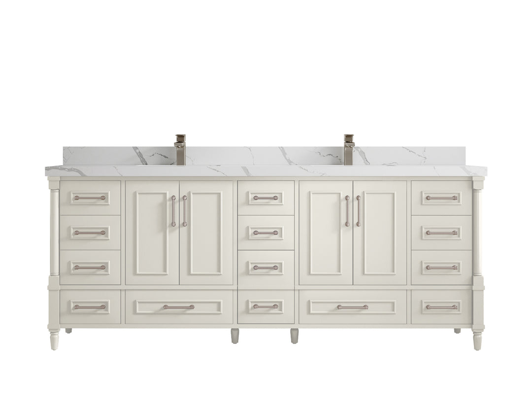 Aberdeen 84 in. W x 22 in. D Double Sink Bathroom Vanity