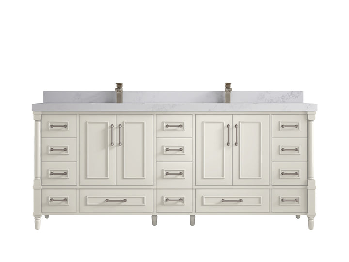 Aberdeen 80 in. W x 22 in. D Double Sink Bathroom Vanity - photo 12