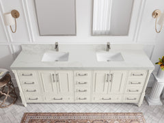 Aberdeen 84 in. W x 22 in. D Double Sink Bathroom Vanity - photo 14