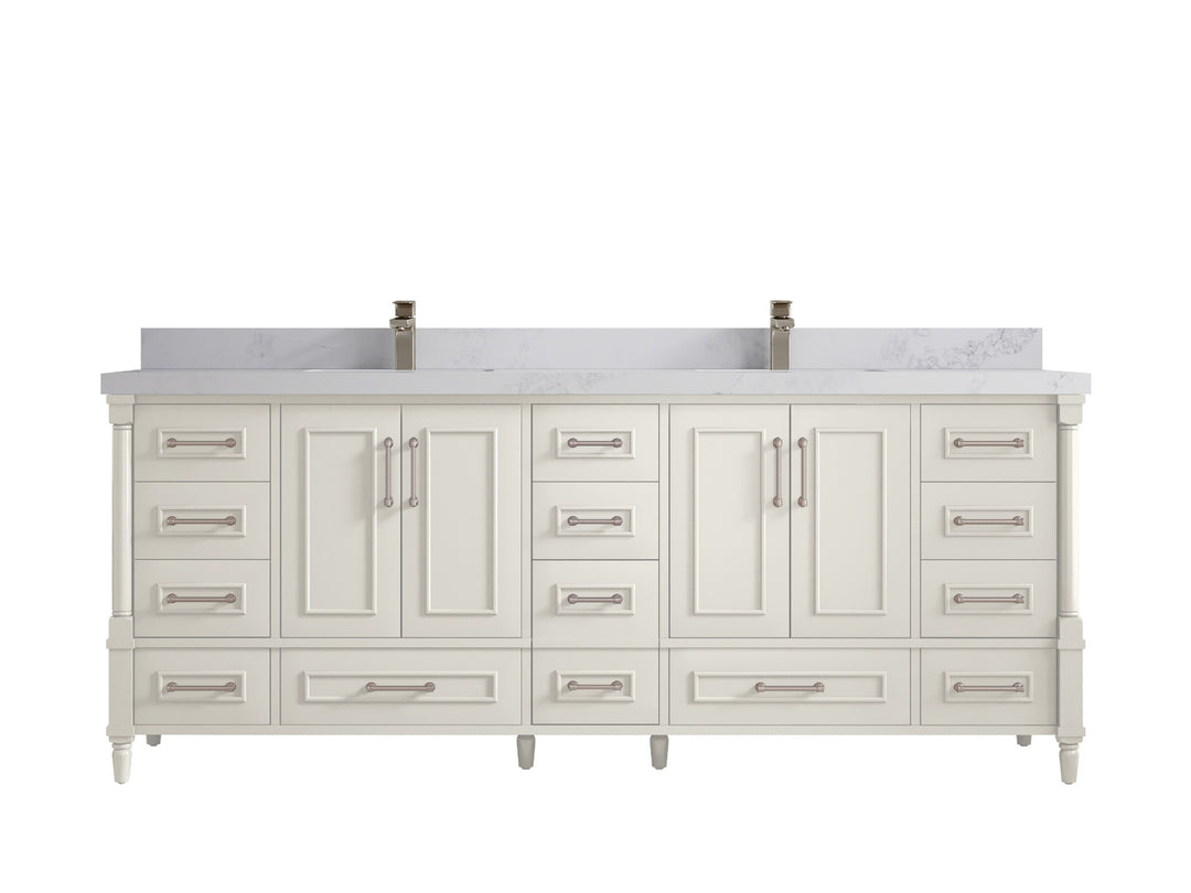 Aberdeen 84 in. W x 22 in. D Double Sink Bathroom Vanity