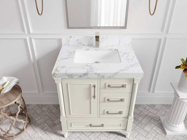 Aberdeen 30 in. W x 22 in. D Single Sink Bathroom Vanity - photo 9