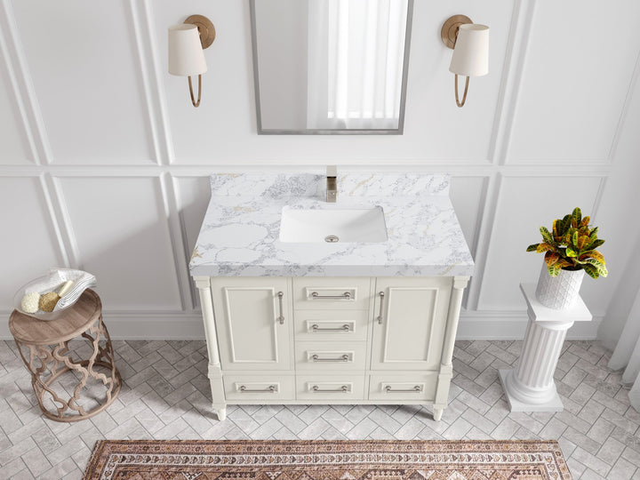 Aberdeen 42 in. W x 22 in. D Single Sink Bathroom Vanity - photo 43