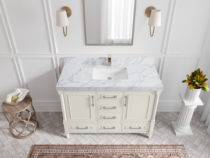 Aberdeen 48 in. W x 22 in. D Single Sink Bathroom Vanity - photo 16