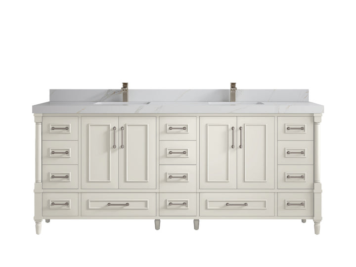 Aberdeen 80 in. W x 22 in. D Double Sink Bathroom Vanity - photo 14