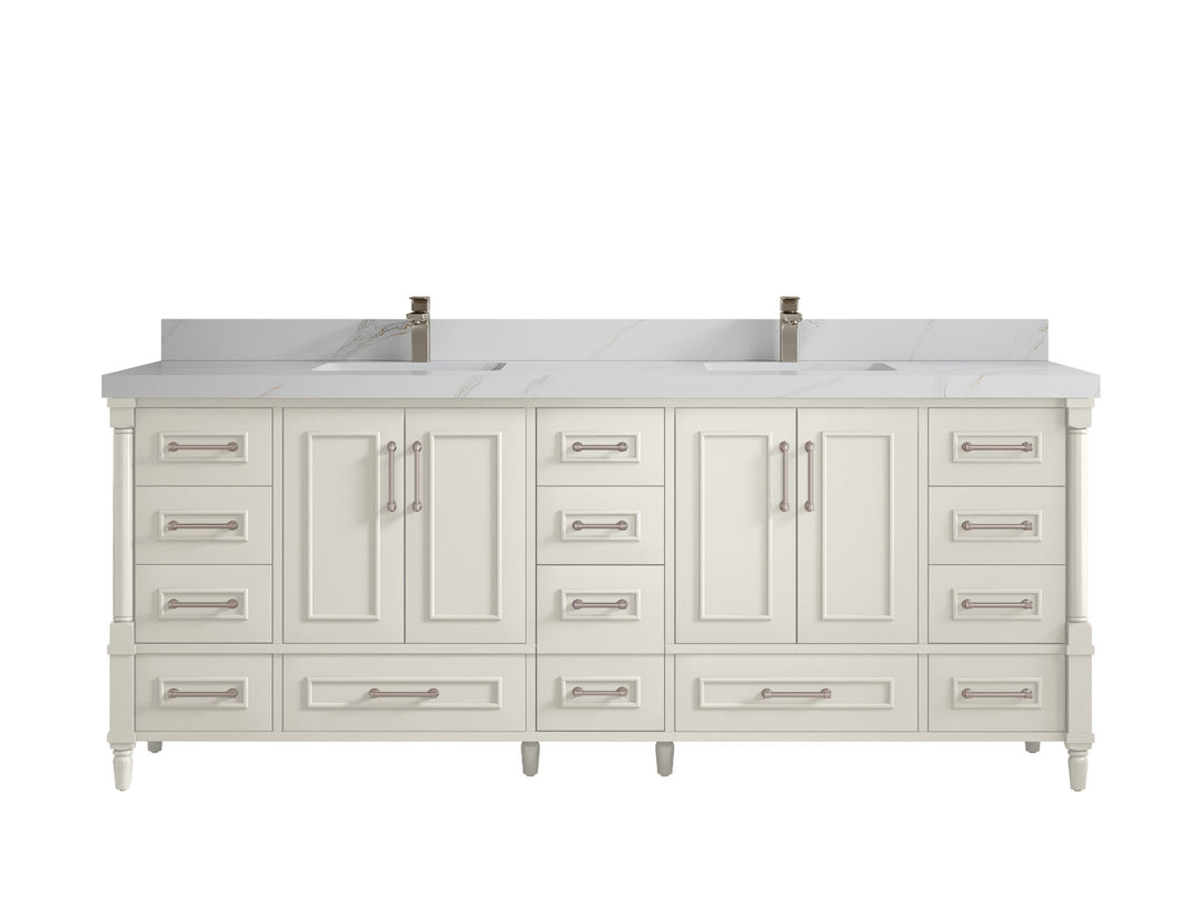 Aberdeen 84 in. W x 22 in. D Double Sink Bathroom Vanity