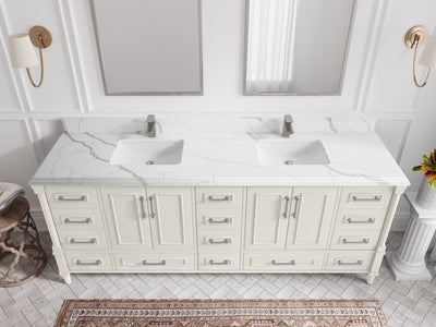 Aberdeen 84 in. W x 22 in. D Double Sink Bathroom Vanity