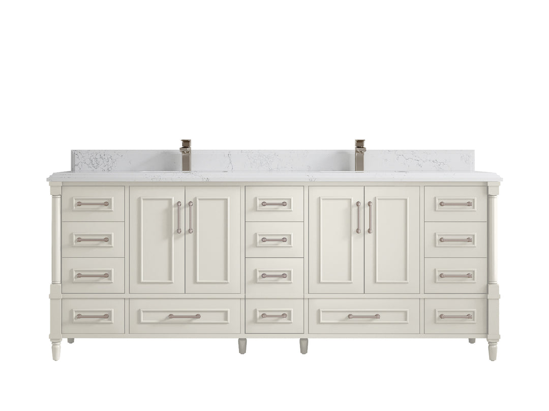 Aberdeen 84 in. W x 22 in. D Double Sink Bathroom Vanity