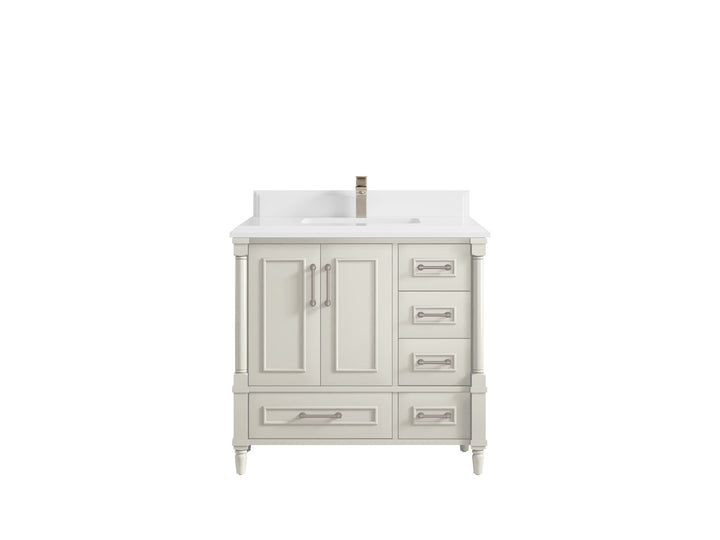 Aberdeen 36 in. W x 22 in. D Center Sink Bathroom Vanity - photo 27